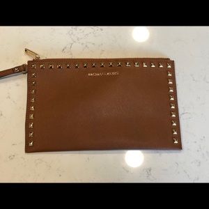 Michael Kors Tan Wrist Bag